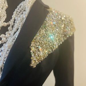 SOLD🚨NEW DROP 🚨 J Crew Navy Blue Blazer Revamp Custom Design